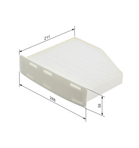 filtro antipolvere BOSCH 1987432097