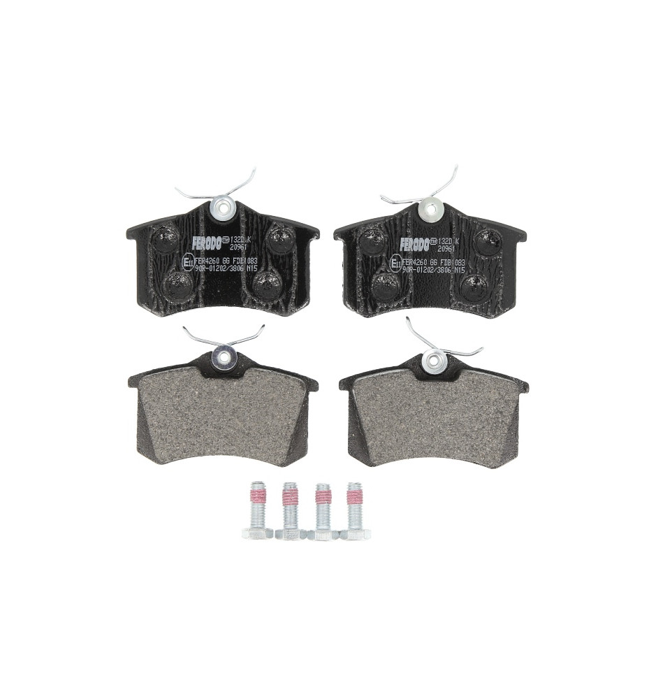 Delphi LP2254 Pastiglie Freno Anteriori - Qualità OE, Garanzia Completa, Controllo Compatibilità Con Modello Auto