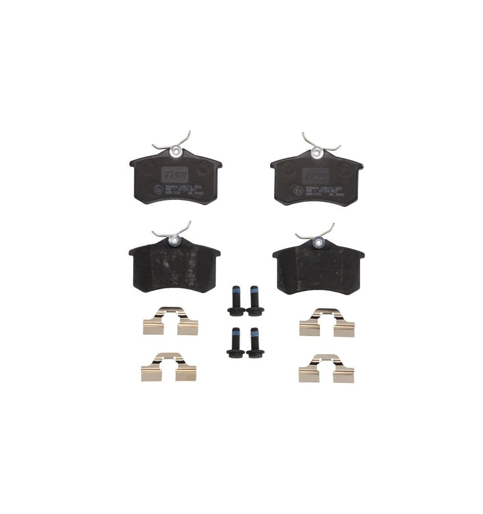 Ips Parts IBR-1302 - Pastiglie Freno Posteriori Per Auto - Compatibili Con Mazda E Altri Modelli