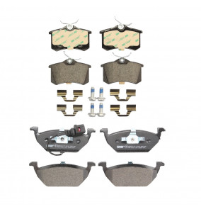 Mapco 6487 Kit Pastiglie Freno A Disco Anteriori - Compatibile Con Ford Focus (1998-2007) - Con Lamierino Anticigolio