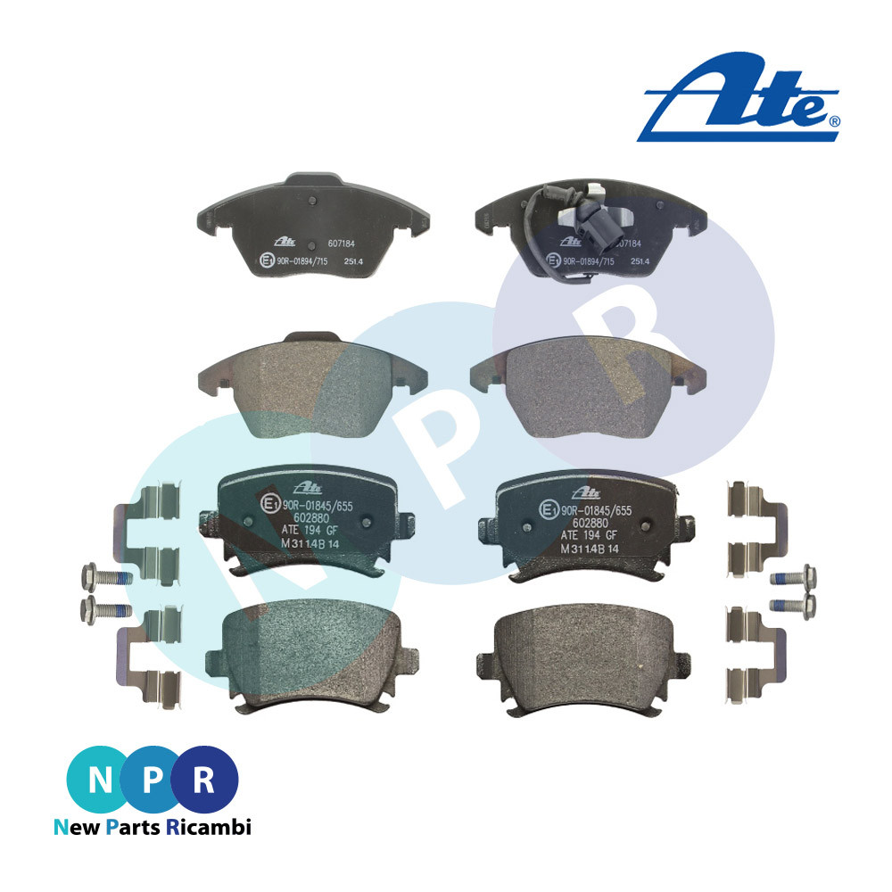 KIT PASTIGLIE FRENI POSTERIORI VW PASSAT /'05-/'10 2.0 TDI 103 KW 140 CV